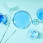 Concept of science with different laboratory accessories